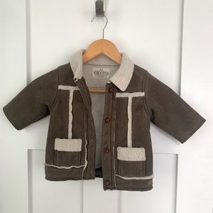 Baby Roots Shearling Coat 6-12 Months